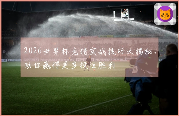 2026世界杯竞猜实战技巧大揭秘，助你赢得更多投注胜利
