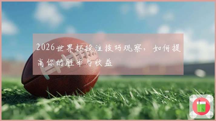 2026世界杯投注技巧观察，如何提高你的胜率与收益
