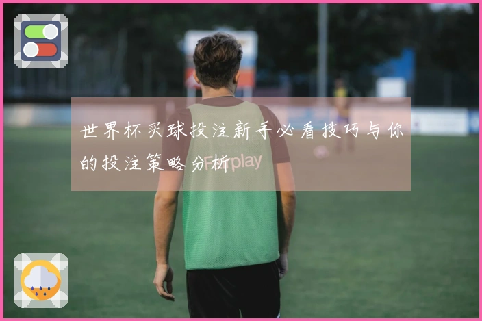 世界杯买球投注新手必看技巧与你的投注策略分析